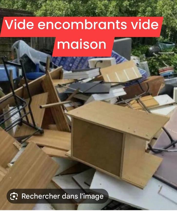 Vide maison vide encombrants, Divers, Lots de brocante, Enlèvement