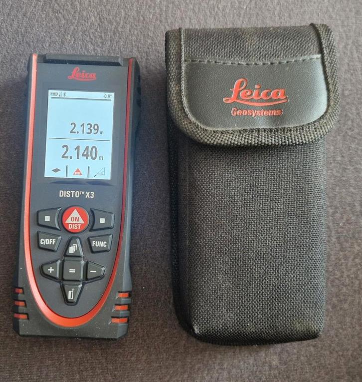 Télémètre Leica Disto X3 dans sac - Bluetooth - 150 m
Idée, Bricolage & Construction, Vêtements de sécurité, Enlèvement