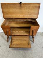 Antieke eiken barkast / kistbank – jaren 40, Antiek en Kunst, Antiek | Meubels | Kasten, Ophalen