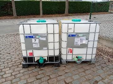 IBC containers / Cubitainers van 1.000 liter met kraantje, Zakelijke goederen, Machines en Bouw | Overig, Ophalen