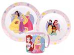 Disney Princess Kinderservies met Mok - Magnetron Dinerset, Kinderen en Baby's, Ophalen of Verzenden, Nieuw