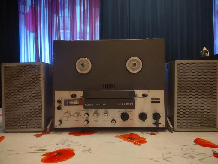 Uher Royal Deluxe, TV, Hi-fi & Vidéo, Enregistreurs audio, Magnétophone, Avec protection anti-poussière, Enlèvement