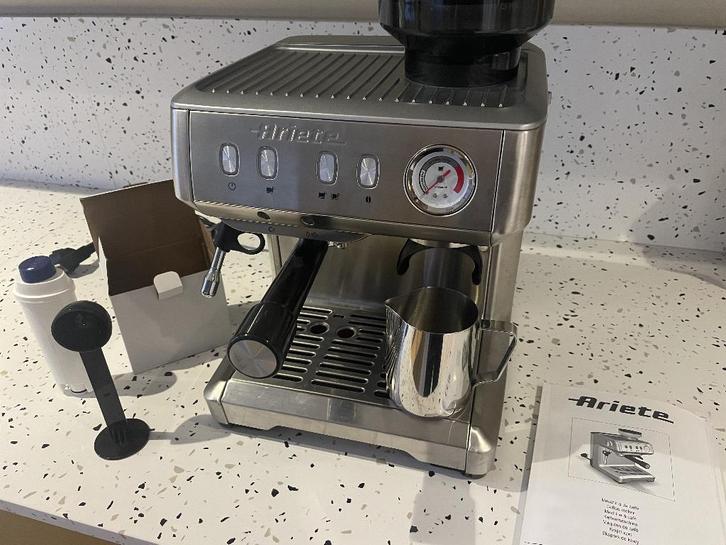 Ariete Machine à café avec broyeur - Modèle 1313, Electroménager, Cafetières, Comme neuf, Café en grains, Machine à espresso, 2 à 4 tasses