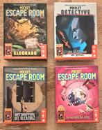 4x Pocket Escape Room / Detective spellen – €5/ per stuk, Hobby & Loisirs créatifs, Enlèvement ou Envoi, Comme neuf, 999 Games