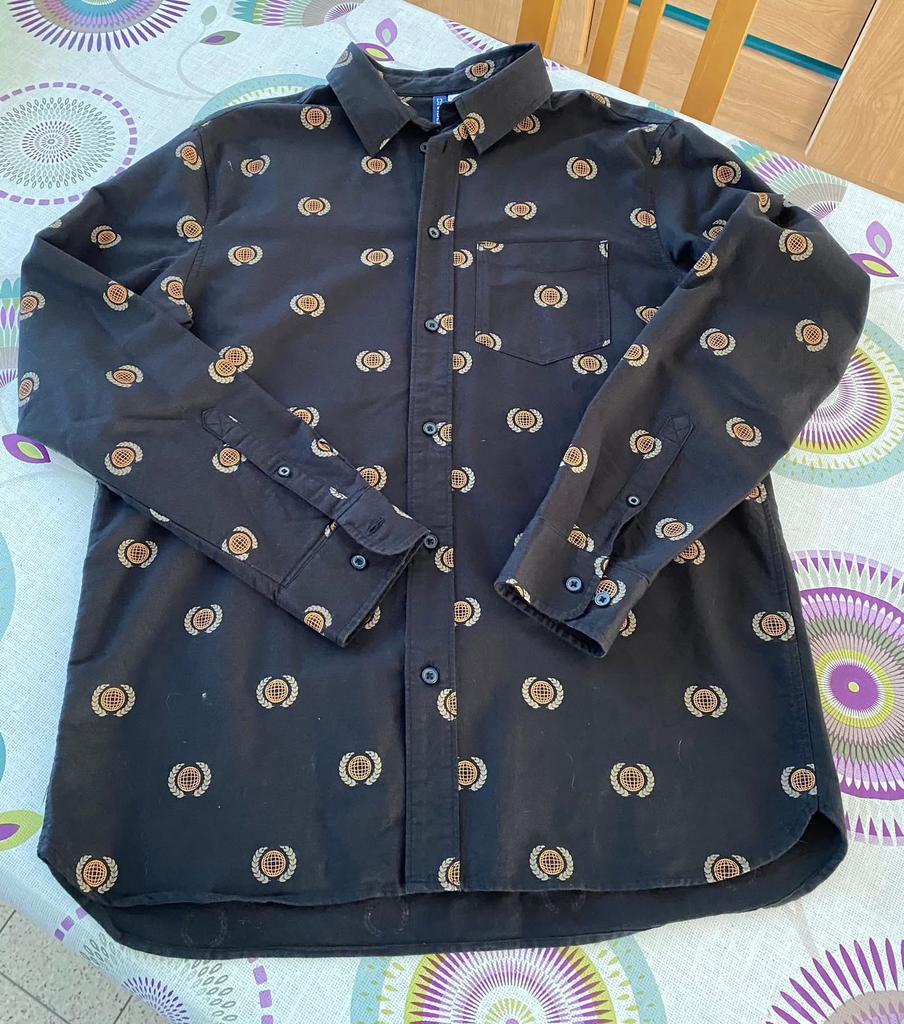 Chemise homme manches longues, M, marque Divided (H&M), Enlèvement ou Envoi, Comme neuf