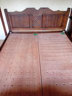 koloniaal bed, Huis en Inrichting, Ophalen, Gebruikt, Bruin, Koloniaal