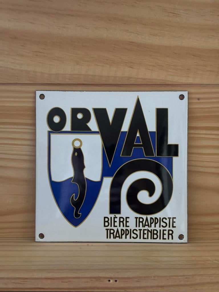 Plaque émaillée Orval, Collections, Enlèvement ou Envoi, Comme neuf