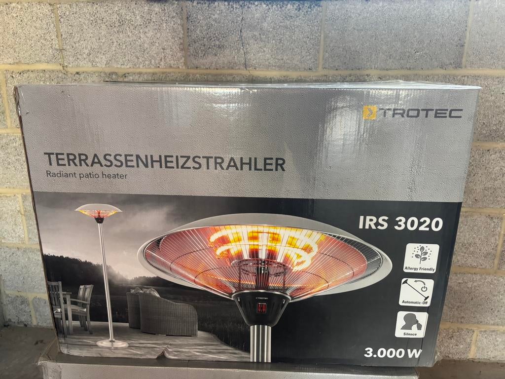 Chauffe terasse trotec 3000w, Ophalen, Zo goed als nieuw