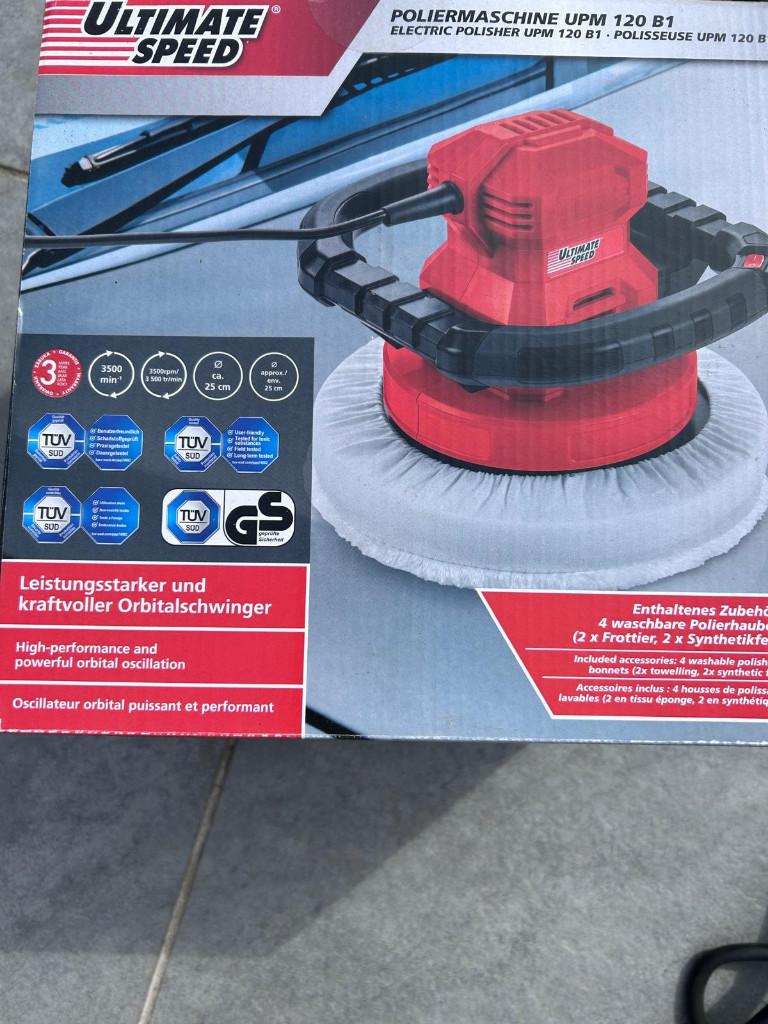 Ultimate Speed Poliermachine UPM 120 B1 – Compleet met doos, Ophalen of Verzenden