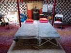 Overnachting in Mongoolse Yurt Oost-Vlaanderen, Ophalen
