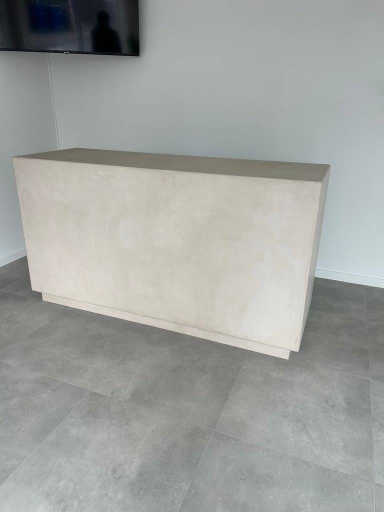 Maatwerk Mortex design balie/toonbank, Ophalen, Nieuw, Overige materialen, Met plank(en)