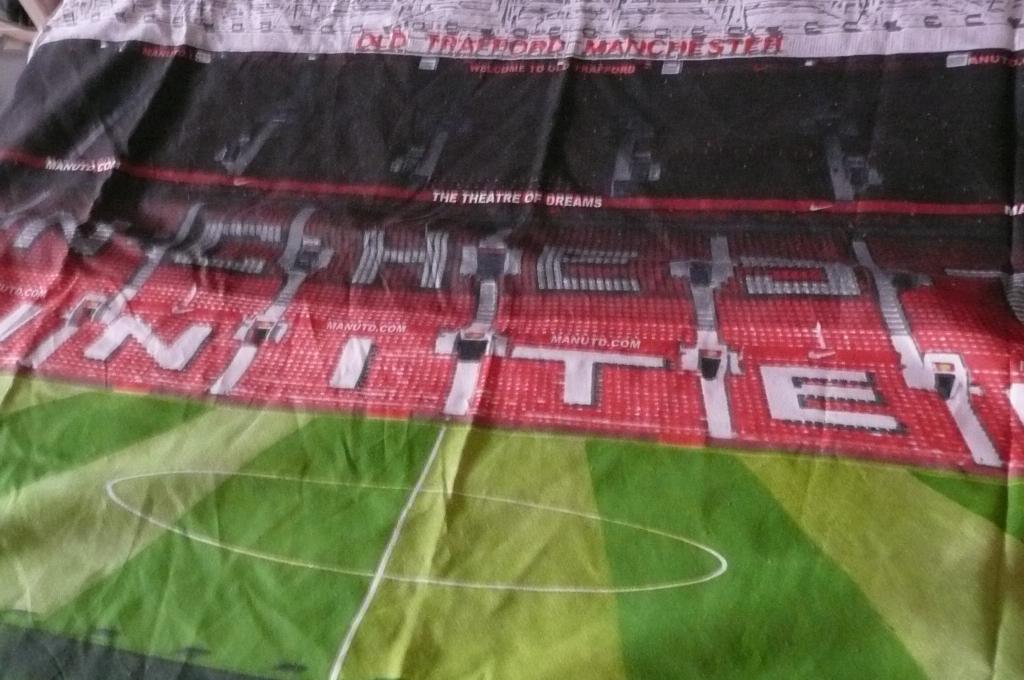 dekbed Manchester United (A57), Rouge, Enlèvement ou Envoi, Housse de couette, Une personne