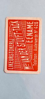 Carte à jouer Audenarde_Vander Stuyft_Eename _red_289, Enlèvement ou Envoi, Utilisé, Carte(s) à jouer