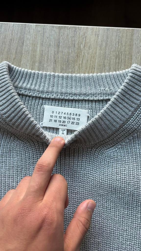 Sweat sans capiche Maison Margiela, Vêtements | Hommes, Enlèvement ou Envoi, Comme neuf, Taille 48/50 (M), Gris