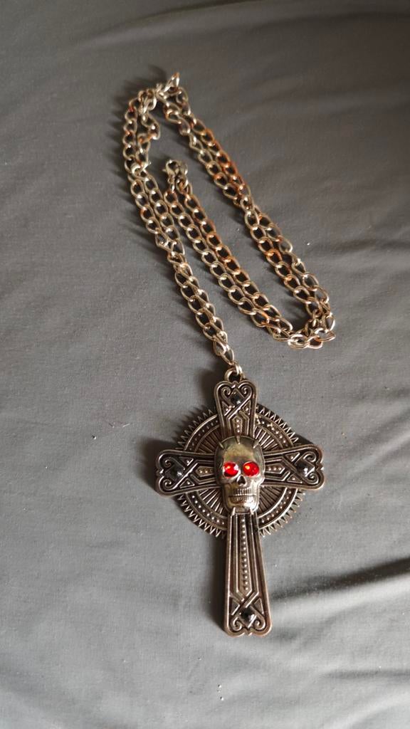 Halloween ketting skelet, Handtassen en Accessoires, Kettingen, Ophalen of Verzenden