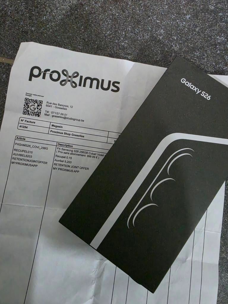 Samsung galaxy s26 neuf (256gb), Télécoms, Téléphonie mobile | Samsung, 256 GB