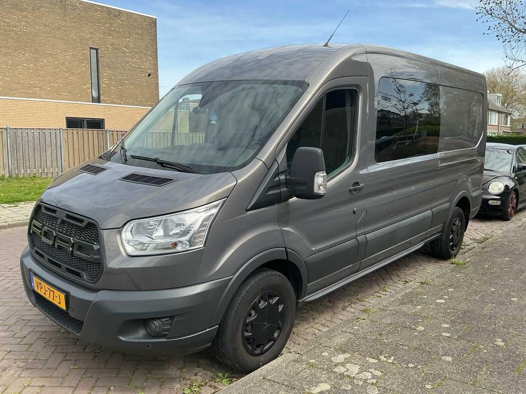 Ford Transit 350 2.0 TDCI L3H2 DC Bedrijfswagen, Auto's, Gebruikt, Euro 6, Bedrijf, Diesel