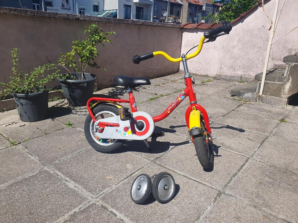 Puky kinderfiets — 12 inch, Fietsen en Brommers, Fietsen | Kinderfietsjes, Terugtraprem, Zijwieltjes, Gebruikt, Puky