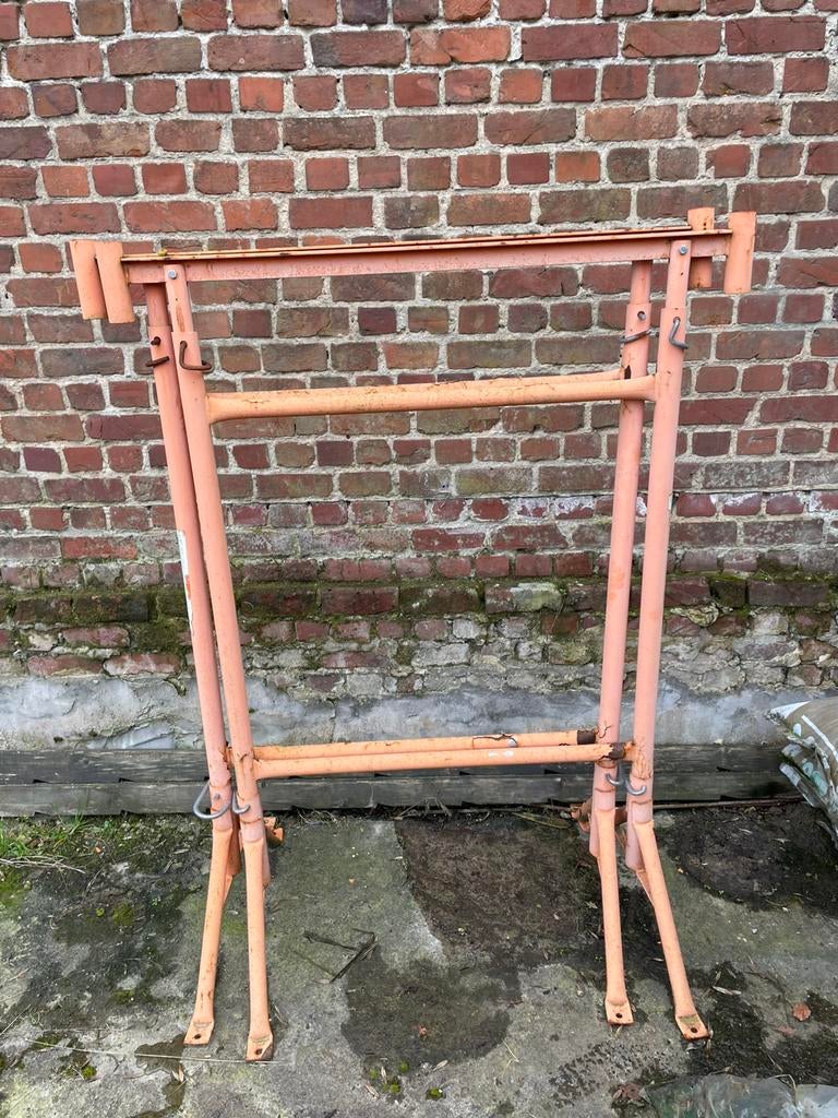 Metsersschraag regelbaar 2st voor 49€, Ophalen, Gebruikt