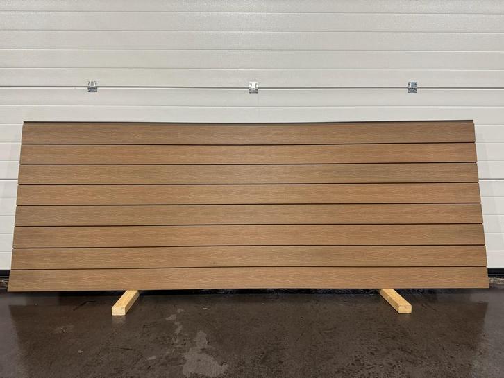 Composiet Rabatplank Teak 2900 mm, Doe-het-zelf en Bouw, Platen en Panelen, Nieuw, Overige materialen, Minder dan 20 mm, Ophalen of Verzenden