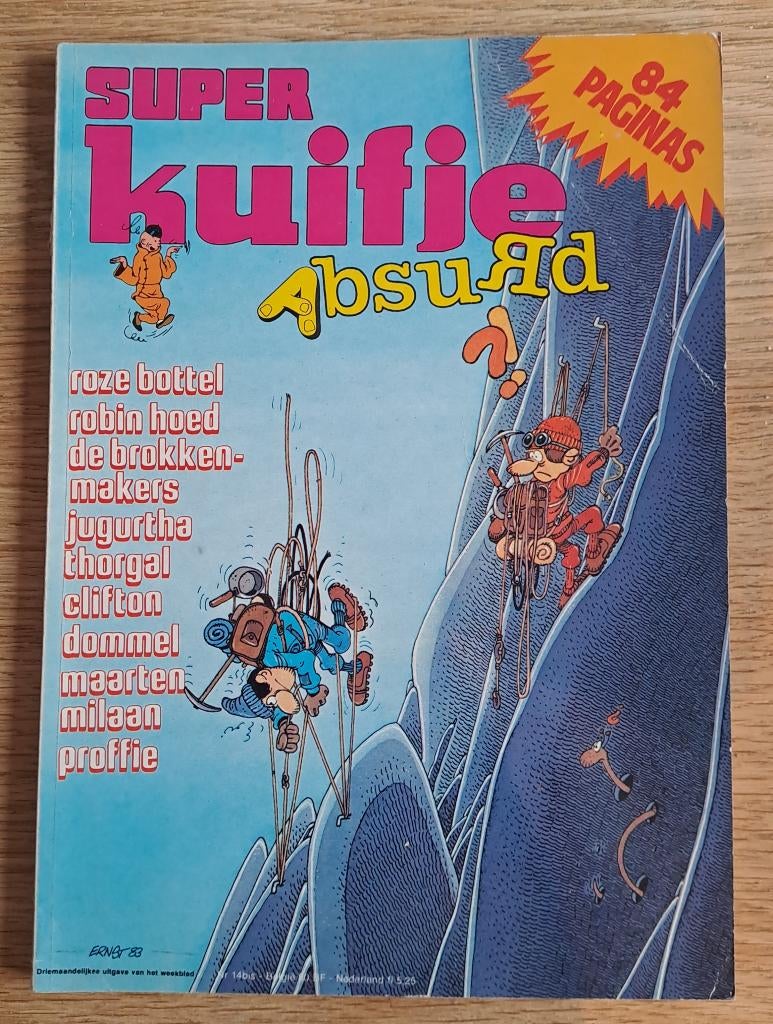 24 - Super Kuifje - Absurd, Enlèvement ou Envoi, Une BD, Utilisé, Diverse Auteurs
