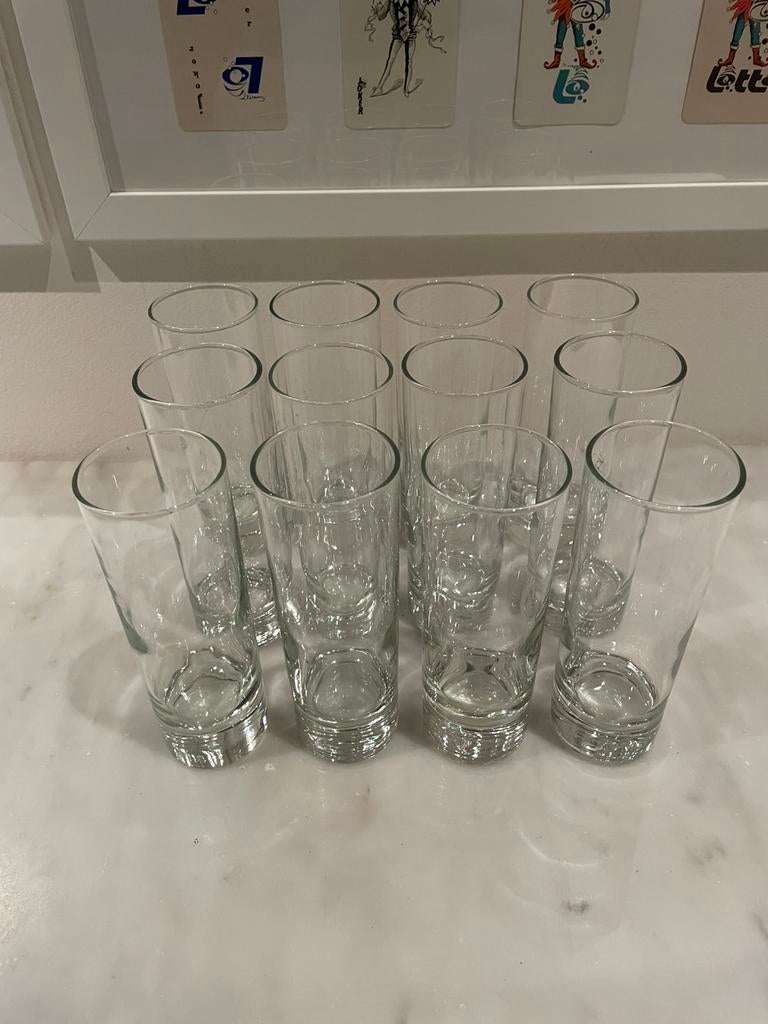 12 verres à long drink, Enlèvement ou Envoi, Comme neuf, Verre à soda