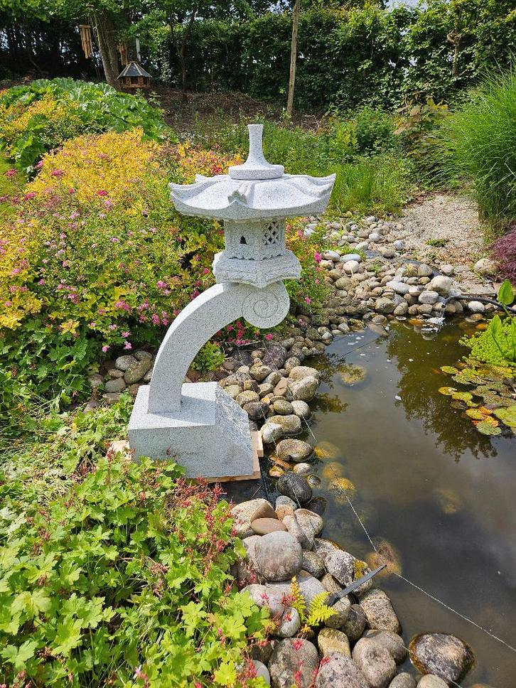 Granietstenen pagode, veel modellen op voorraad, Tuin en Terras, Vijver-toebehoren, Nieuw, Vijverrand, Ophalen