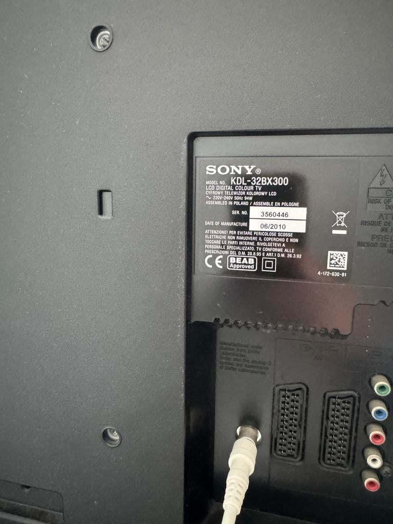 Tv scherm sony kdl 32bx300, TV, Hi-fi & Vidéo, Télévisions, Enlèvement, Comme neuf, Sony