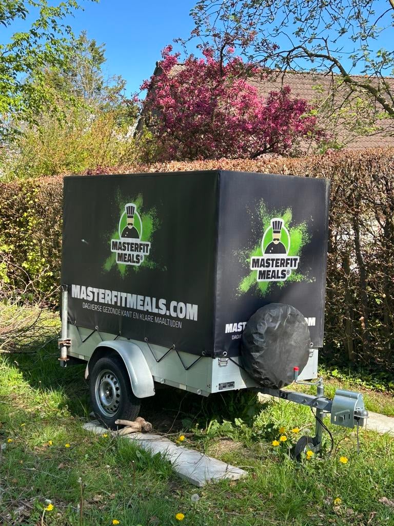 Gesloten aanhangwagen max 750kg, Auto diversen, Aanhangers en Bagagewagens, Ophalen, Zo goed als nieuw