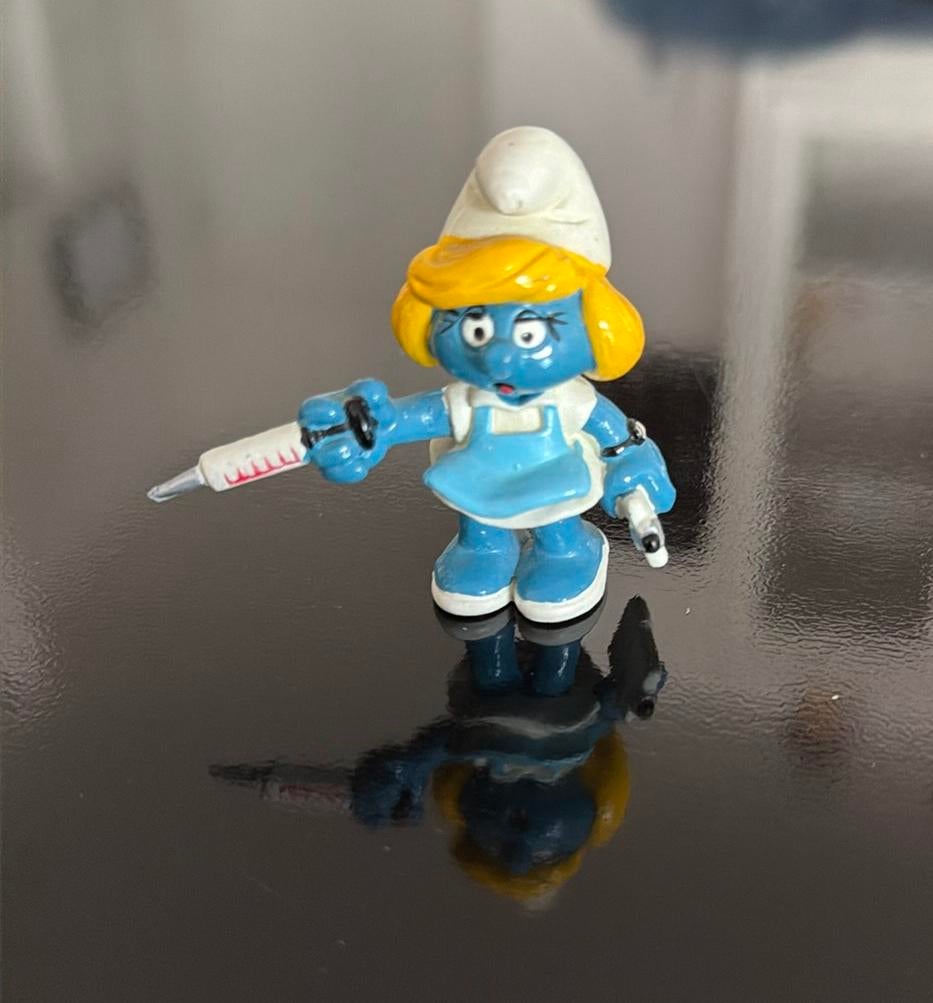 Zuster smurf, Enlèvement, Comme neuf