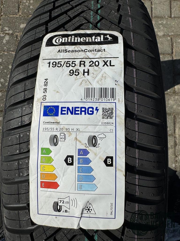 2 x All Season Continental Banden 195-55-20 95H XL Prijs per, Auto-onderdelen, Banden en Velgen, Band(en), All Season, 20 inch