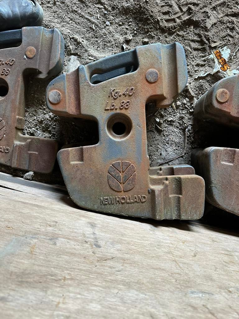 New holland 40 kg gewichten (10 stuks), Enlèvement