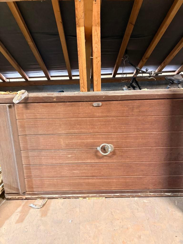 Raam en deur te koop in afromosia, Tuin en Terras, Tuinhuizen, Ophalen, Gebruikt