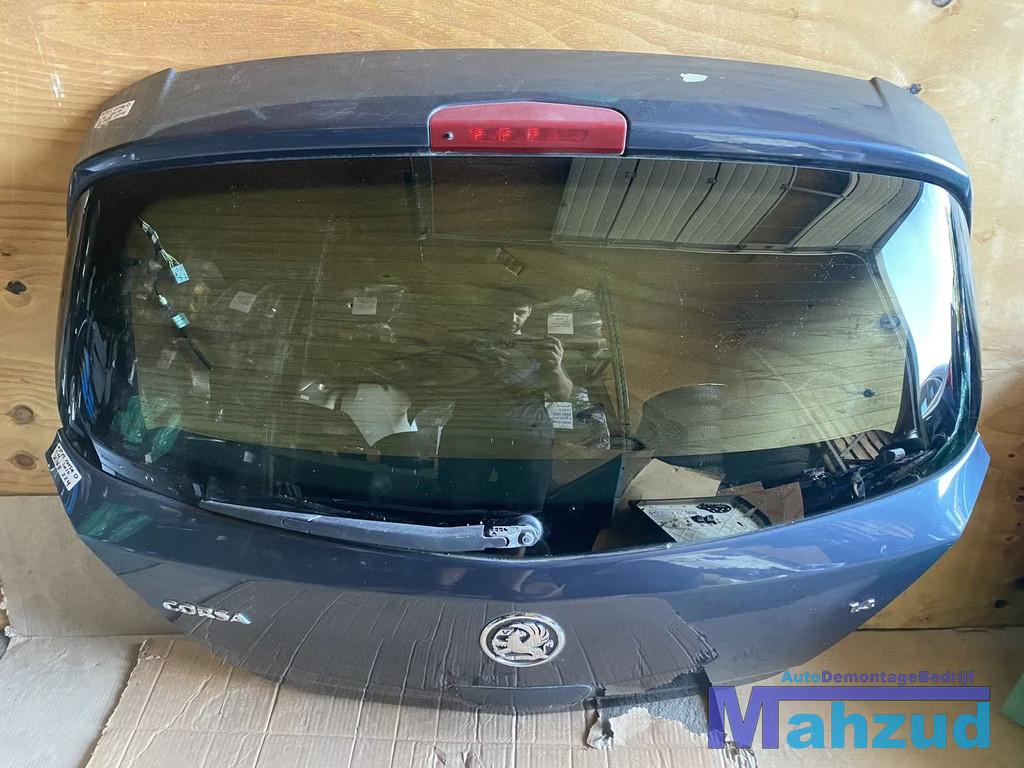 OPEL CORSA D donker blauw Z168 Achterklep 5 deurs 2006-2014, Arrière, Opel Automobile GmbH, Porte, Opel