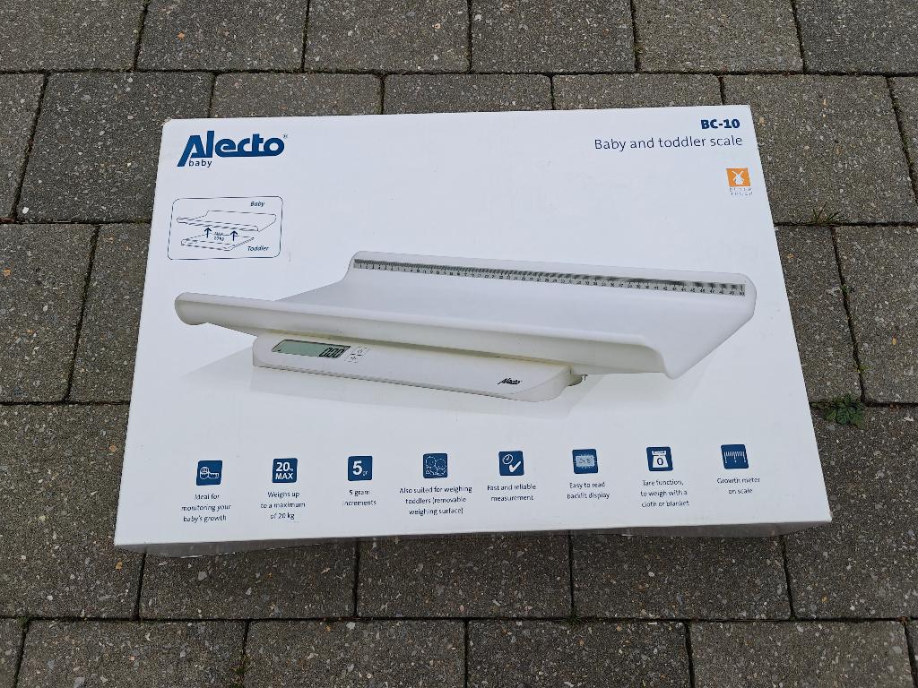 Babyweegschaal - Alecto BC-10, Kinderen en Baby's, Badjes en Verzorging, Ophalen of Verzenden, Zo goed als nieuw, Overige typen