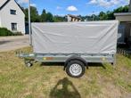 Aanhangwagen 236x129 met zeil nieuw, Autos : Divers, Remorques, Enlèvement, Neuf