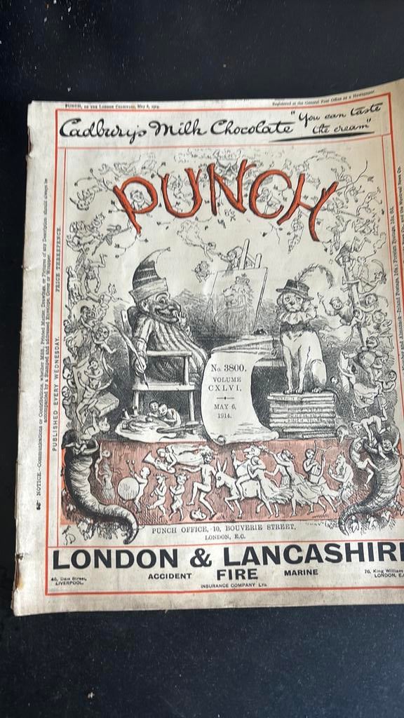 Punch London May 6, 1914, Verzenden