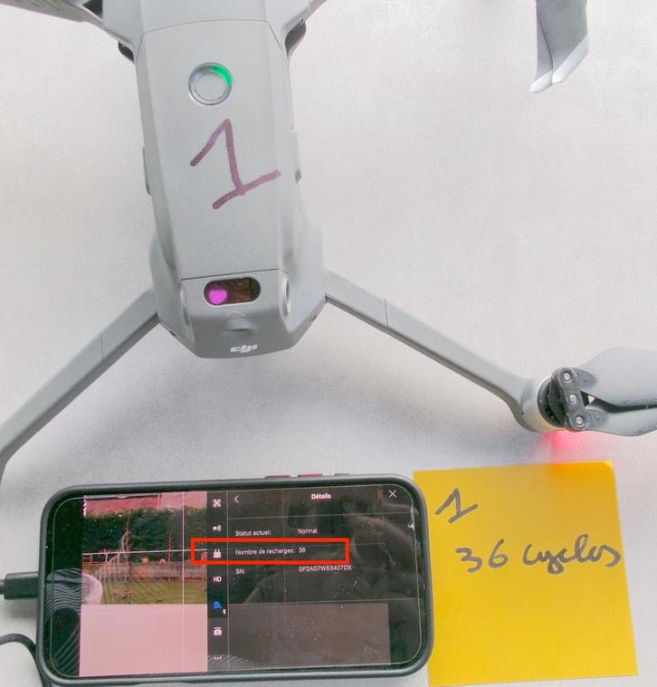 Lot de Deux batteries DJI Mavic Pro, TV, Hi-fi & Vidéo, Drones, Comme neuf, Drone avec caméra, DJI, Batterie(s) supplémentaire(s)