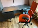 Bureau met stoel, Maison & Meubles, Bureaux, Enlèvement, Avec roues, Utilisé, Bureau