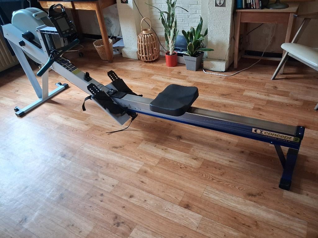 Roeimachine Concept 2, PM3, Ophalen, Benen, Gebruikt, Metaal