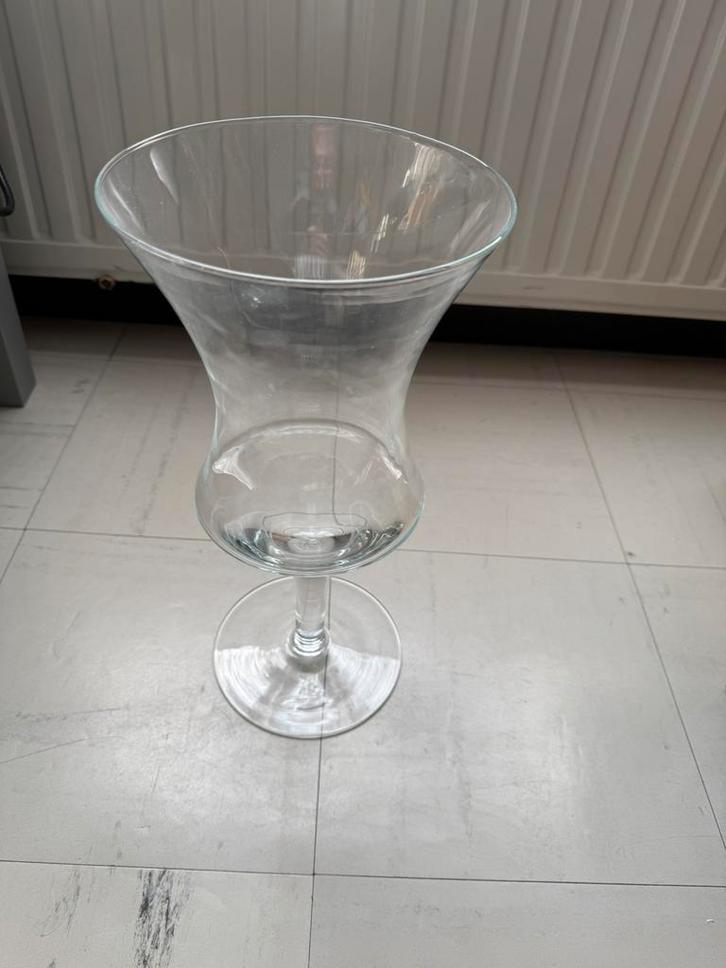 Glazen vaas, Maison & Meubles, Accessoires pour la Maison | Vases, Comme neuf, Verre, Enlèvement