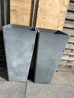 Twee bloembakken, Ophalen, Kunststof, Gebruikt, Minder dan 60 cm