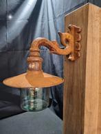 Buitenlamp landelijk, smeedijzer, Ophalen