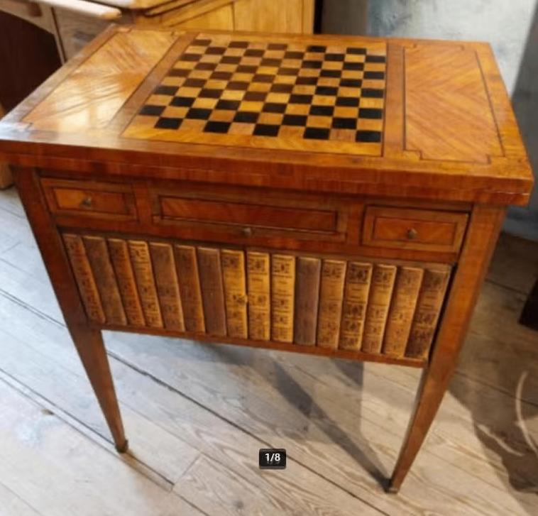 Speltafel uit de Louis XV-periode, Antiquités & Art, Antiquités | Meubles | Tables, Enlèvement ou Envoi