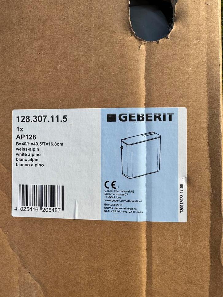 Reservoir de chasse Geberit Duobloc, Bricolage & Construction, Sanitaire, Neuf, Enlèvement