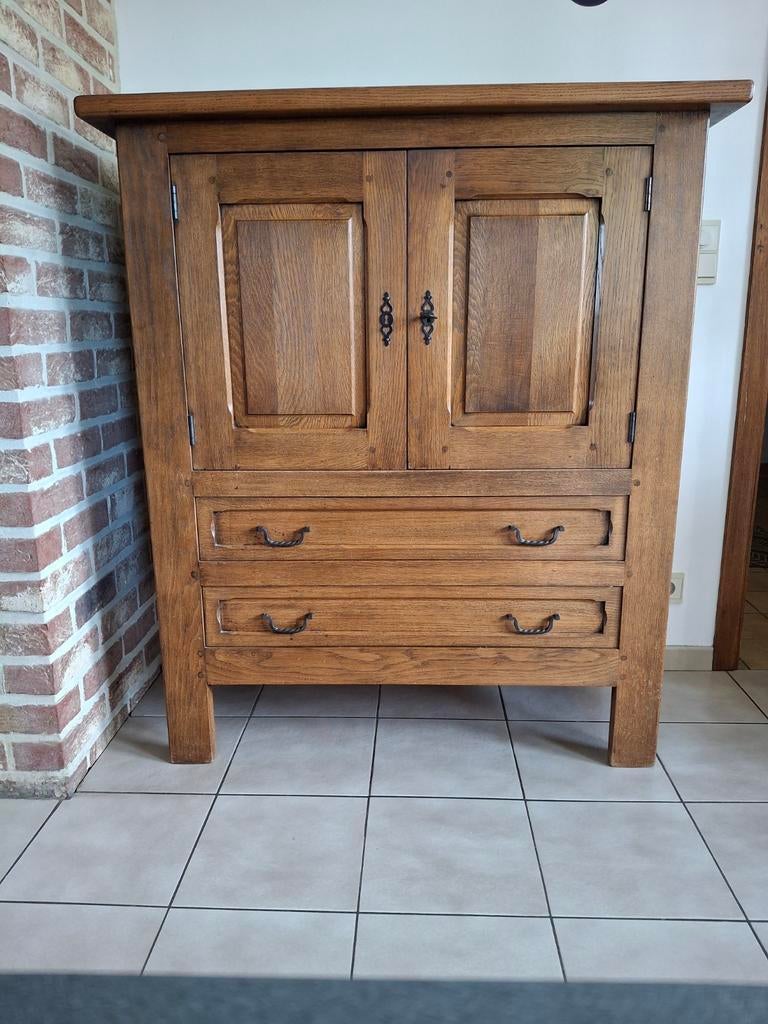 Meuble bar en chêne massif, Enlèvement