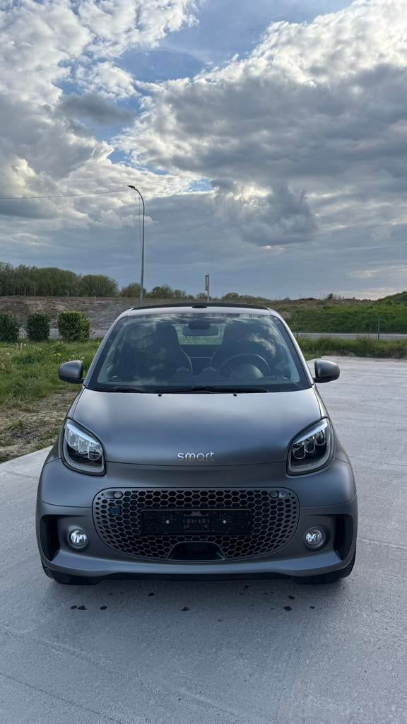 Smart Fortwo EQ Comfort+, Auto's, Smart, Automaat, Achterwielaandrijving, Zwart, Lederen bekleding