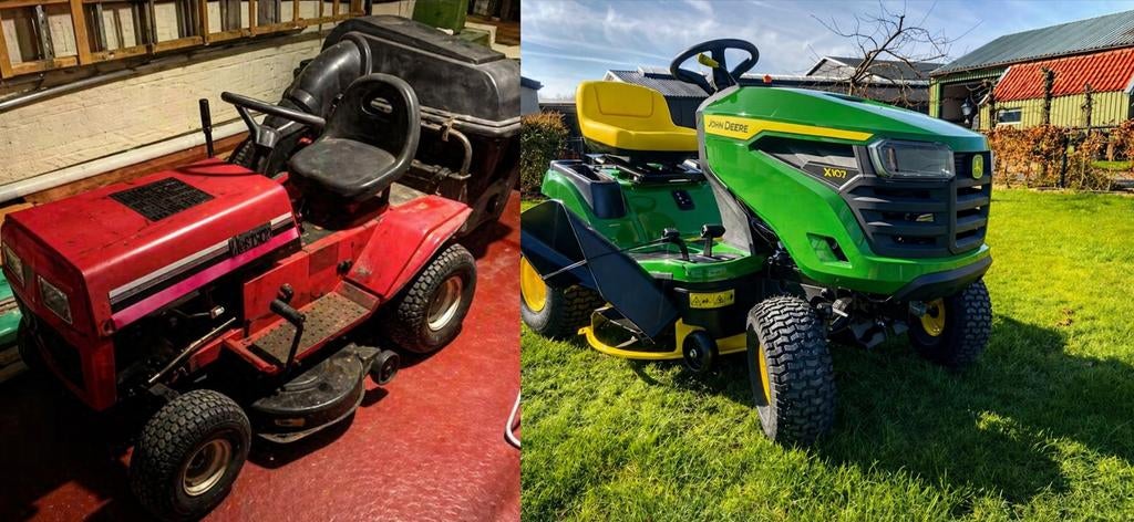 Gezocht zitmaaier met defect, Ophalen