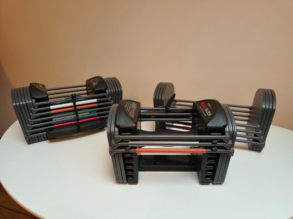 Verstelbare halters of dumbbells, Ophalen