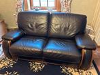 Divan en cuir, Maison & Meubles, Enlèvement, Comme neuf, Trois personnes, Cuir